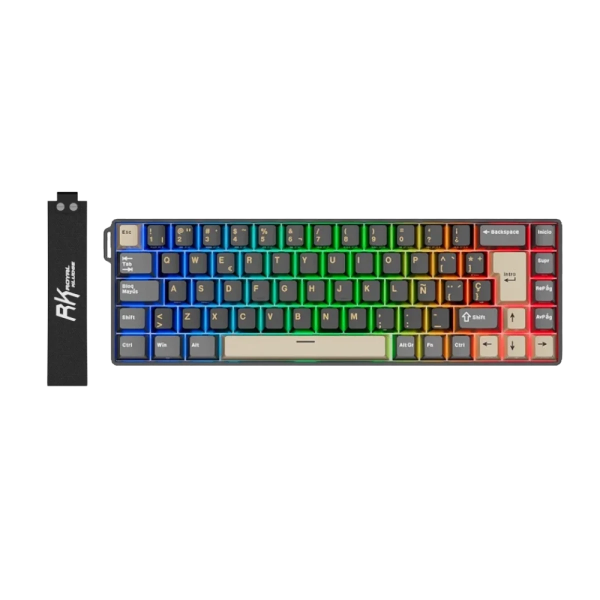 RK68 HE PHANTOM 65% CABLEADO LAYOUT ESPAÑOL