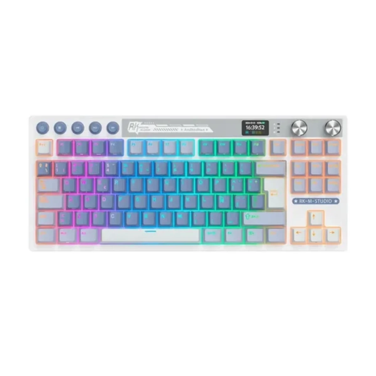 RK M87 OCEAN BLUE 80% TKL INALAMBRICO LAYOUT ESPAÑOL