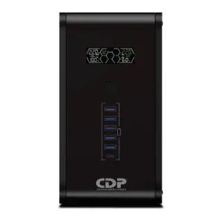 2000VA | 1200W | 10 CONECTORES | 5 USB-A | 1 USB-C
